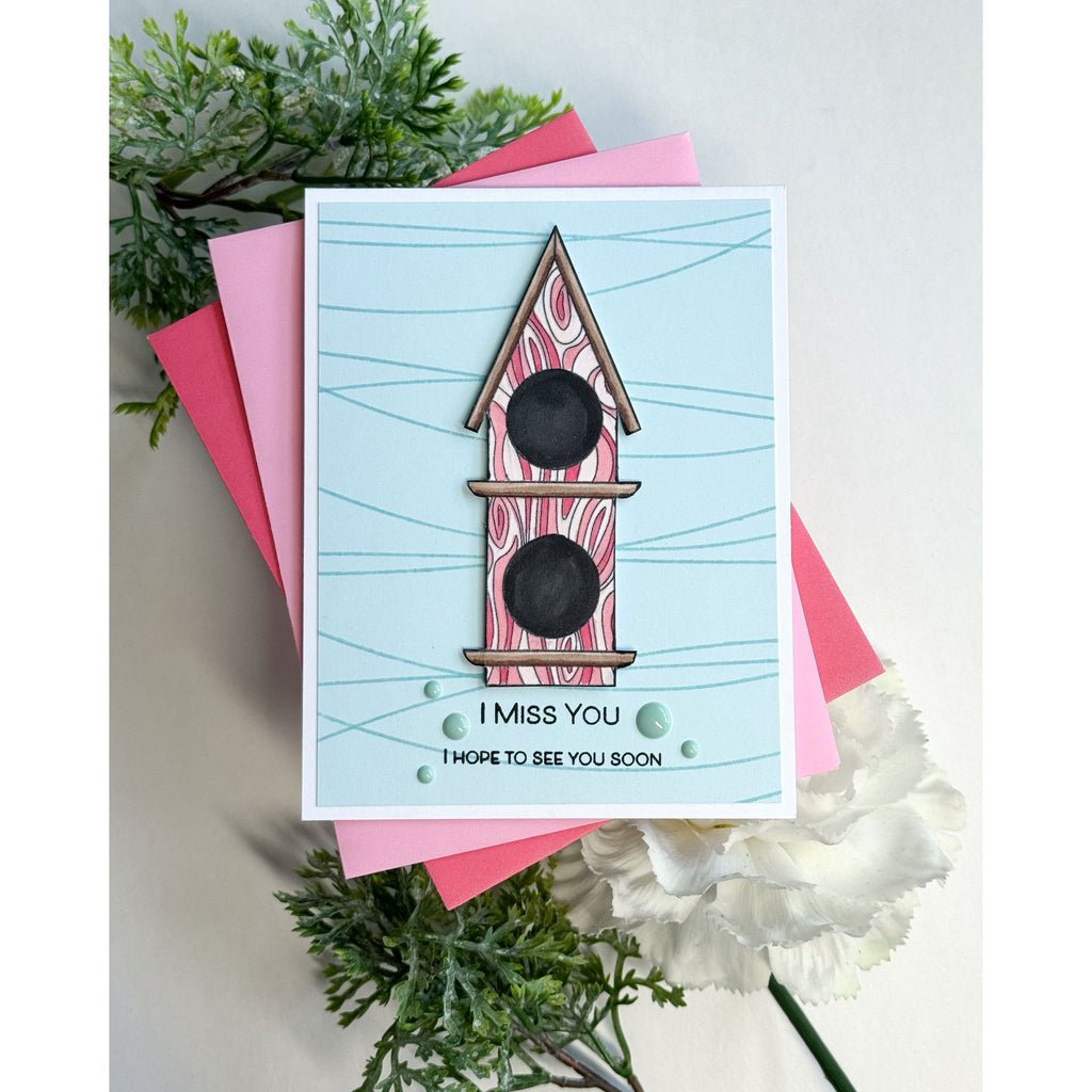 Simon Says Stamp For the Birds Wafer Dies 1305sdc Friend Like You Miss You Card | color-code:ALT02