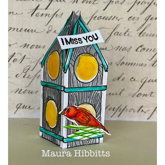 Simon Says Clear Stamps For the Birds 3192ssc Friend Like You Birdhouse Decor | color-code:ALT03