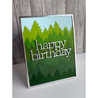 Simon Says Stamp Forest Background Wafer Die 1492md DieCember Birthday Card | color-code:ALT06