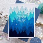 Simon Says Stamp Forest Background Wafer Die 1492md Christmas Card