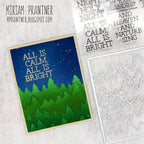 Simon Says Stamp Forest Background Wafer Die 1492md Christmas Card | color-code:ALT03