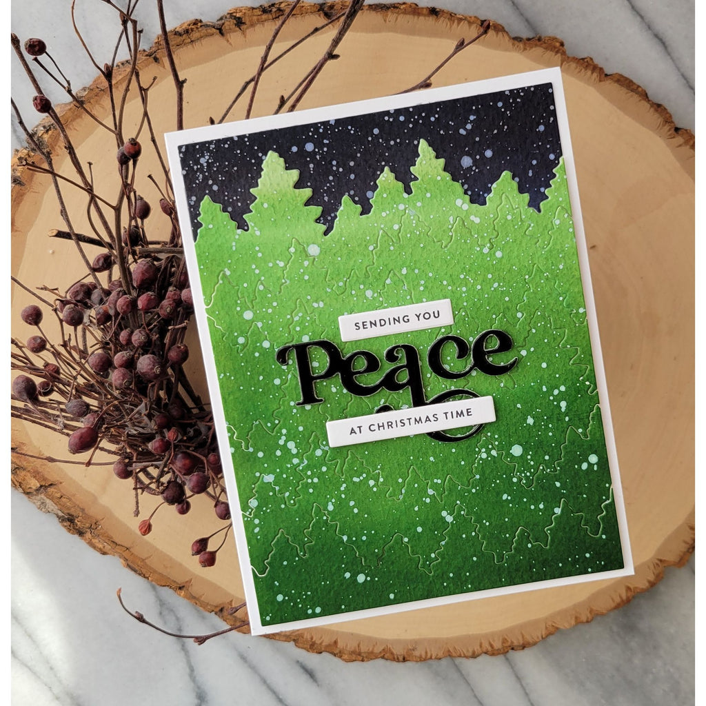 Simon Says Stamp Forest Background Wafer Die 1492md Christmas Card | color-code:ALT05