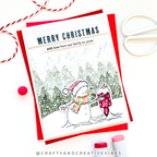 Simon Says Stamp Forest Background Wafer Die 1492md Christmas Card