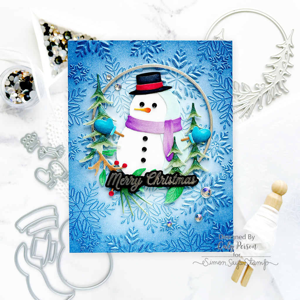 Simon Says Stamp Forest Ring Wafer Die s968 Festive Fun Holiday Card | color-code:ALT03