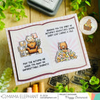 Mama Elephant Deliver Fall Fun Clear Stamps autumn air