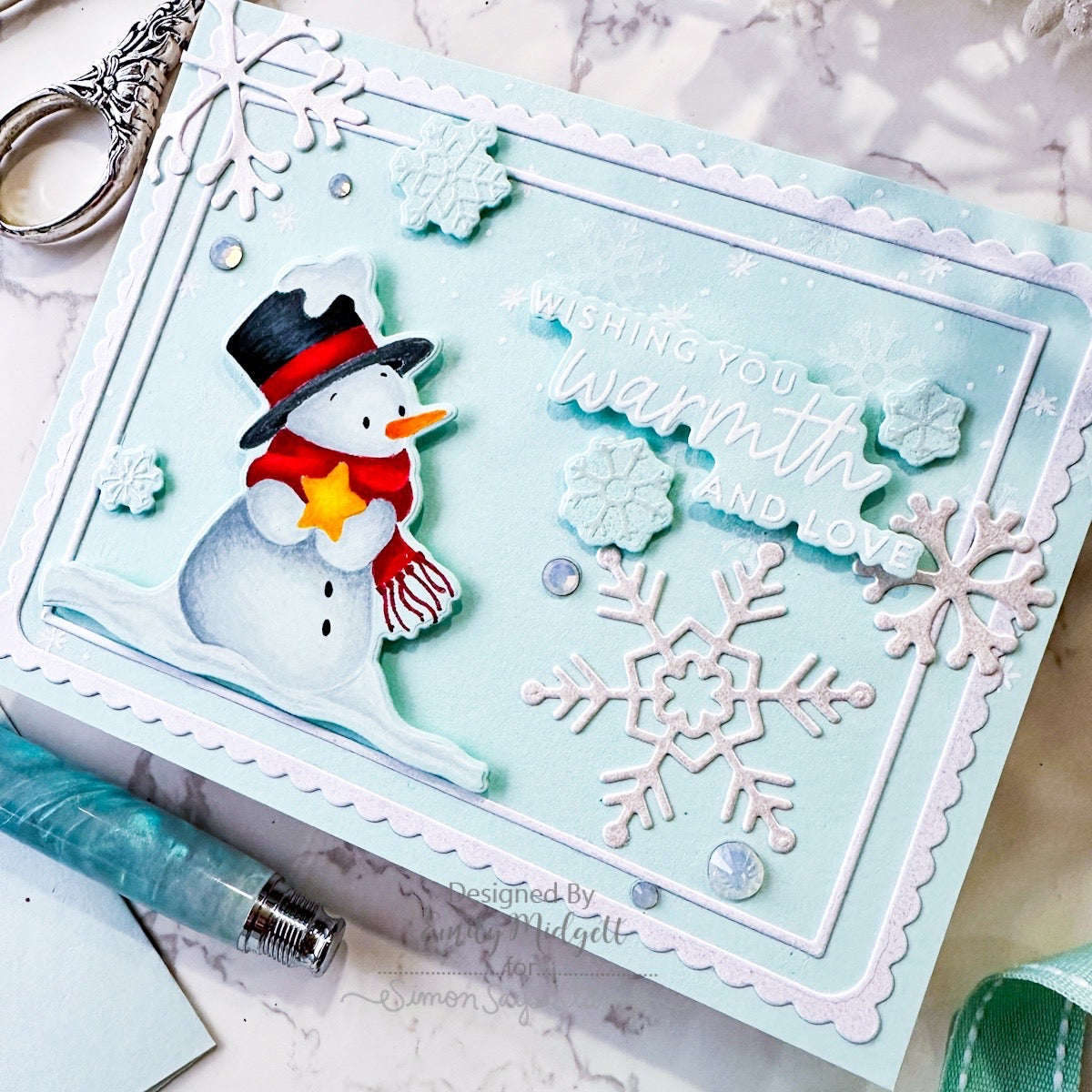 Simon Says Stamp Frames Wafer Dies 1386sd And Everything Nice Christmas Card | color-code:ALT06