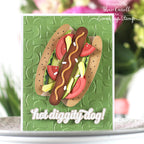 Simon Says Stamps and Dies Frankly set1031fy Happy Camper Hot Dog Card