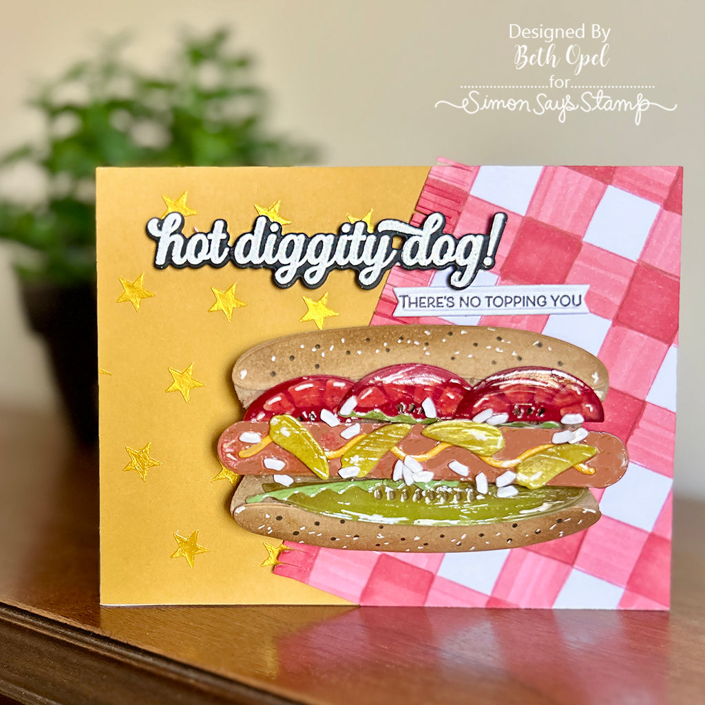 Simon Says Clear Stamps Frankly 3263ssc Happy Camper Friend Card