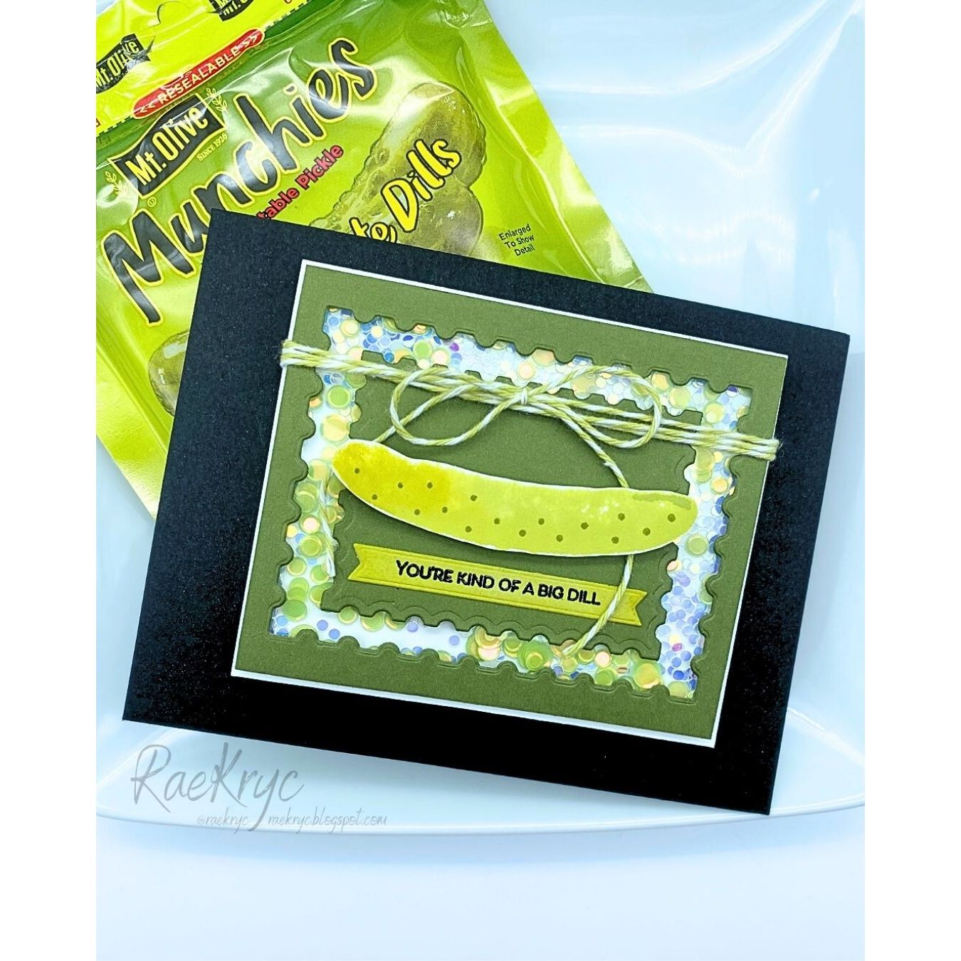 Simon Says Clear Stamps Frankly 3263ssc Happy Camper BIg Dill Card