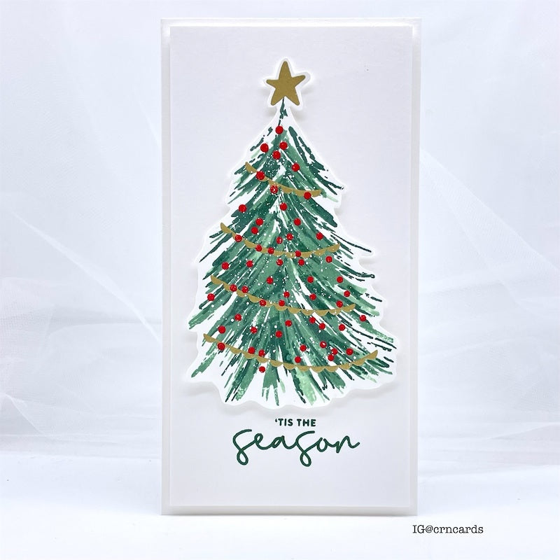 Simon Says Clear Stamps Fresh Air Holiday Tree sss202760c Season Of Wonder Christmas Card