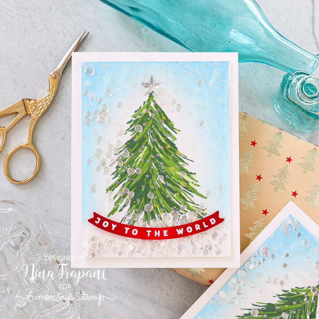 Simon Says Clear Stamps Fresh Air Holiday Tree sss202760c Season Of Wonder Christmas Card | color-code:ALT01