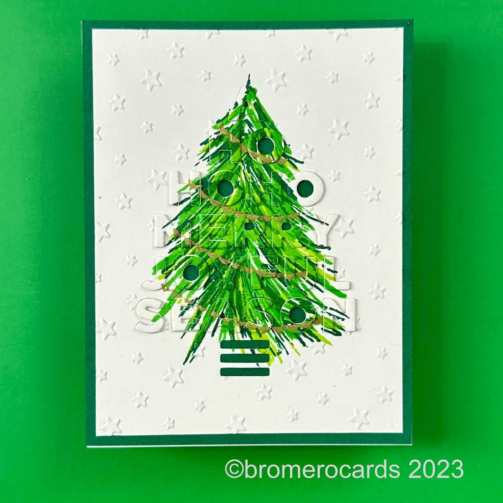 Simon Says Clear Stamps Fresh Air Holiday Tree sss202760c Season Of Wonder Christmas Card