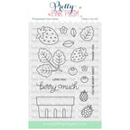 Pretty Pink Posh Fresh Berries Clear Stamps