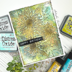 Simon Says Stamp Embossing Folder and Cutting Dies Fresh Blooms sfd392 Cheering for You Birthday Card