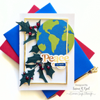 Simon Says Stamp Fresh Holly Sprig Wafer Dies s961 Festive Fun Christmas Card