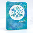 Simon Says Stamp Fretwork Snowflake Wafer Dies s914 Diecember Christmas Card