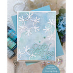 Simon Says Stamp Fretwork Snowflake Wafer Dies s914 Diecember Christmas Card