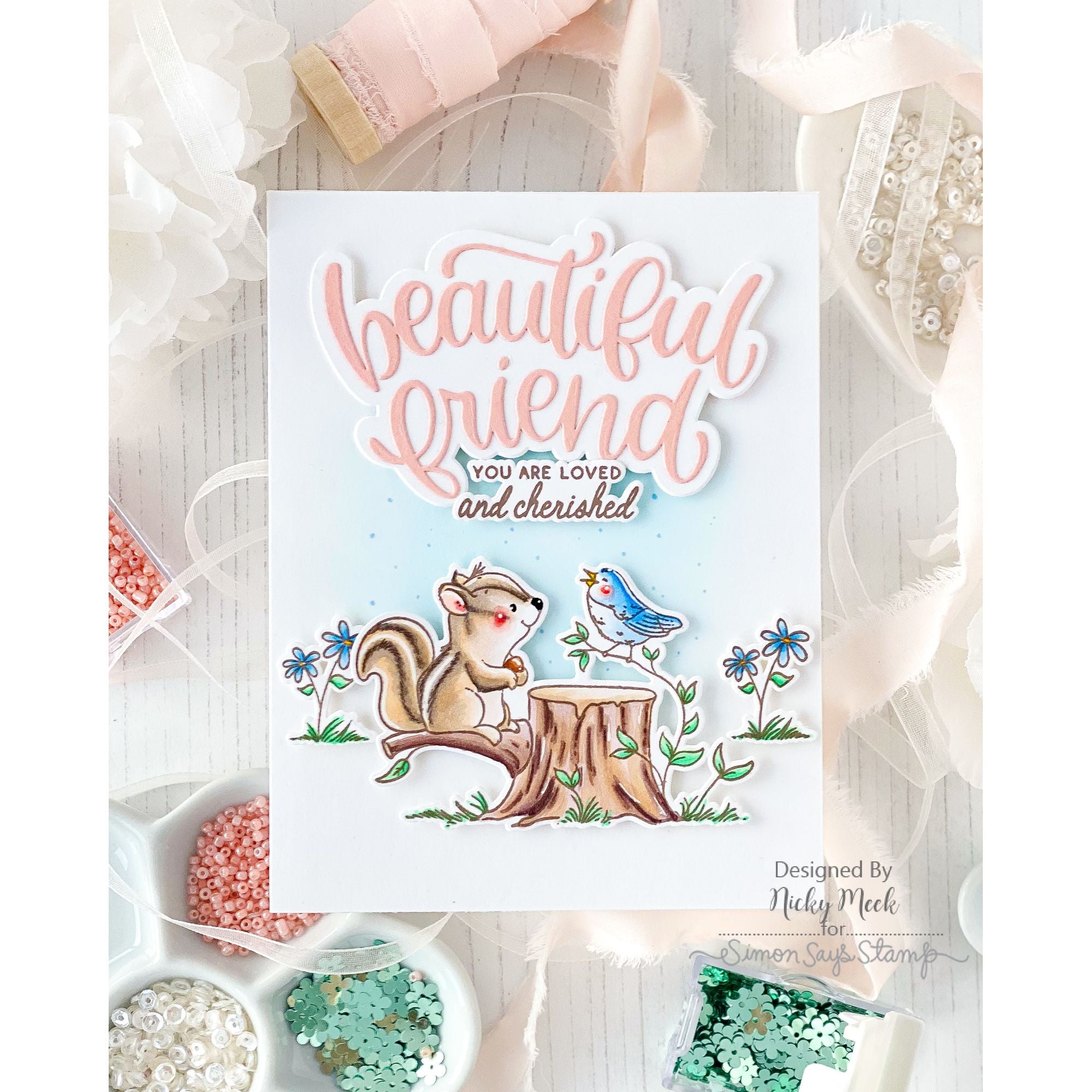 Simon Says Stamps and Dies Friend Like You set1166fl Beautiful Moments Friend Card | color-code:ALT01