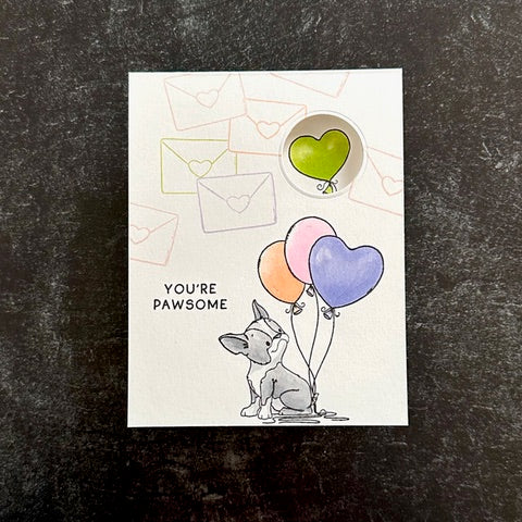 Simon Says Clear Stamps Friends Furever 2156ssc To Love Valentine's Day Card | color-code:ALT07
