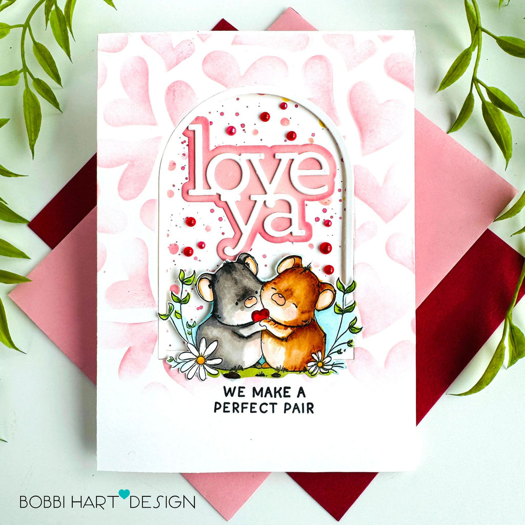 Simon Says Stamps and Dies Friends Furever set905ff To Love Valentine's Day Card | color-code:ALT03
