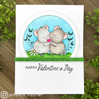 Simon Says Clear Stamps Friends Furever 2156ssc To Love Valentine's Day Card