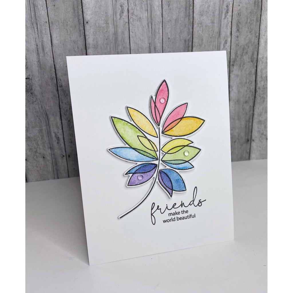 Simon Says Stamps And Dies Friendship Leafy Cluster Friend Card | color-code:ALT04
