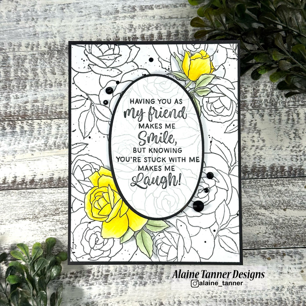 Simon Says Clear Stamps Friendship 3345ssc Beautiful Moments Friend Card