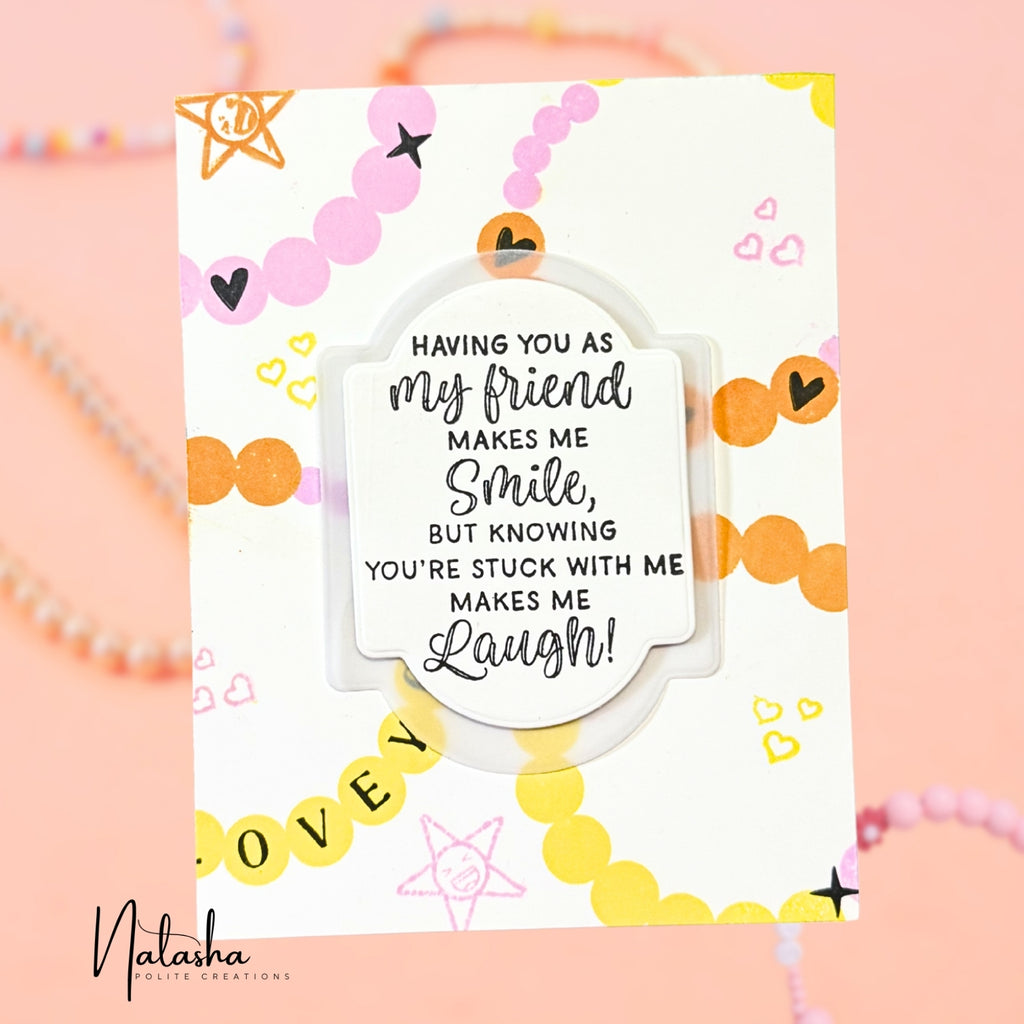 Simon Says Clear Stamps Friendship 3345ssc Beautiful Moments Friend Card
