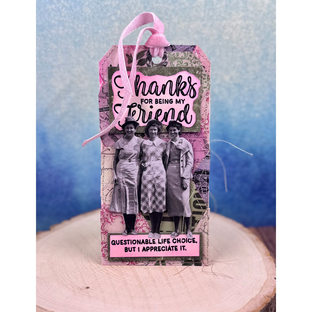 Simon Says Clear Stamps Friendship 3345ssc Beautiful Moments Friend Tag