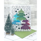 Simon Says Stamp Frosty Nordic Tree Wafer Dies s1083 Sugar and Spice Christmas Card