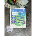 Simon Says Stamp Frosty Tree Gathering Wafer Die s1085 And Everything Nice Winter Card
