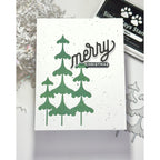 Simon Says Stamp Frosty Tree Gathering Wafer Die s1085 And Everything Nice Christmas Card