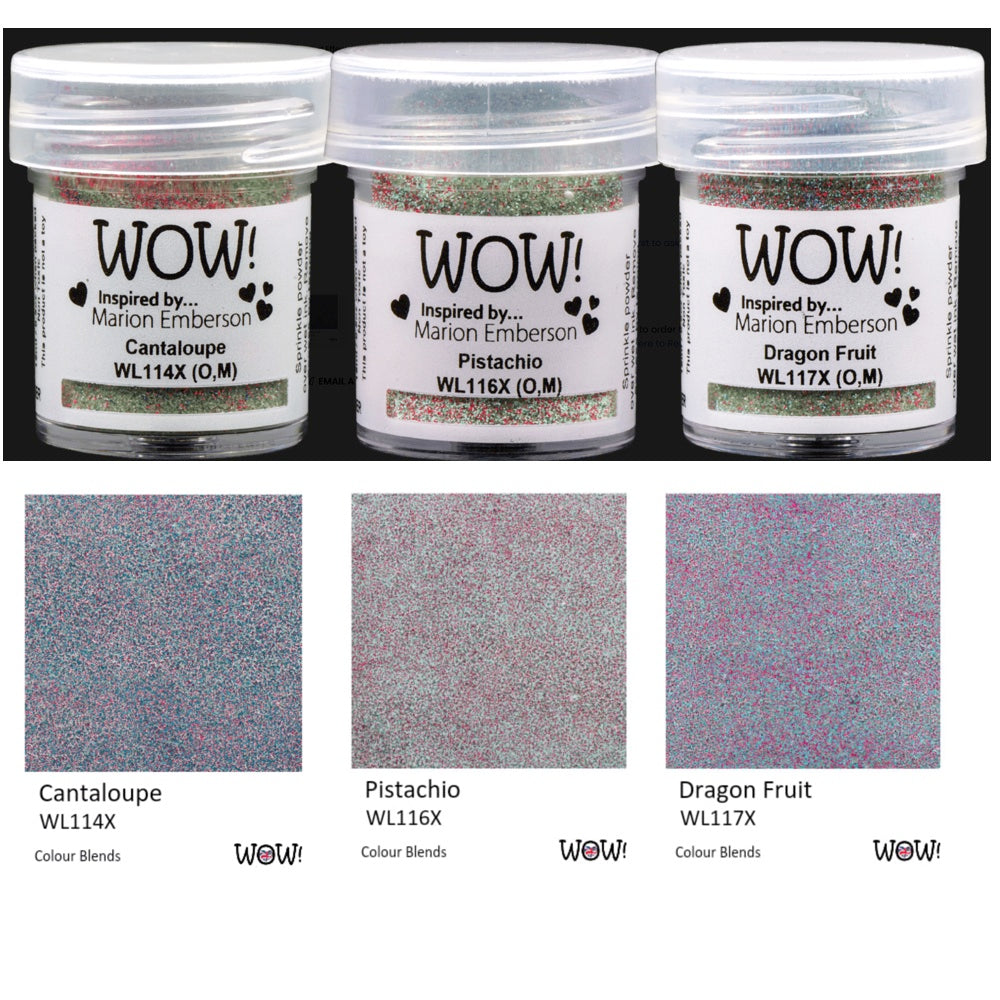 Wow Embossing Powder Trios Dappled Effects Fruit and Nut Embossing Powder wowkt089