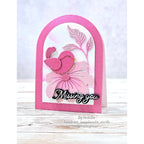 Simon Says Stamp Fun Birdie Wafer Die s1086 Happy Camper Miss You Card