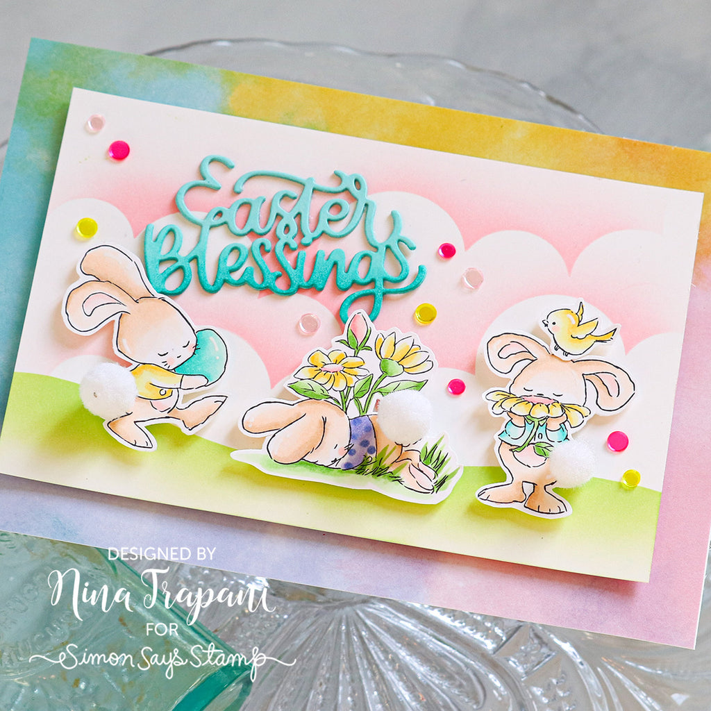 Art Impressions EASTER BUNNIES Clear Stamps 5274 Easter Blessings | color-code:ALT01