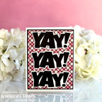 Whimsy Stamps Yay Word Dies WSD205 yay
