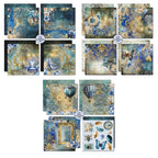 3Quarter Designs Grunged Baroque 6x6 Paper Pack 3q-pp6-grungedbaroque sheets