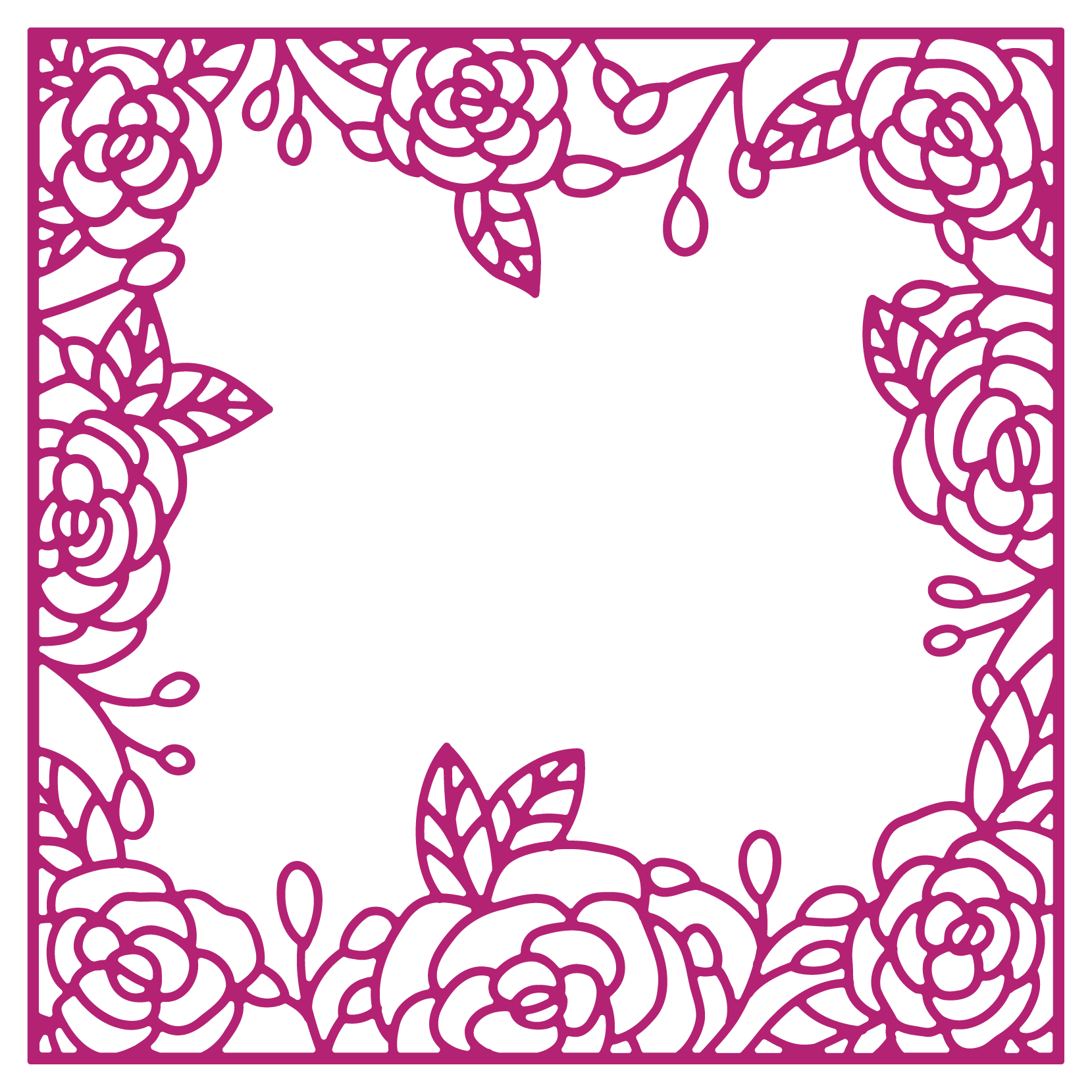 Gemini Rose Garden Die Set gem-md-cad-roseg rosebud frame