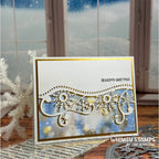 Whimsy Stamps Simple Sentiment Strips Holidays Clear Stamps cwsd465 season's greetings