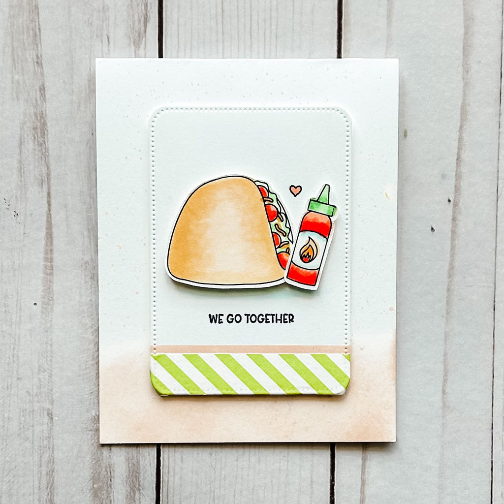 Avery Elle Clear Stamps Spec-taco-lur st-24-06 hot sauce