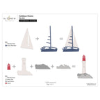 Altenew Caribbean Dreams Dies ALT8039 layering guide