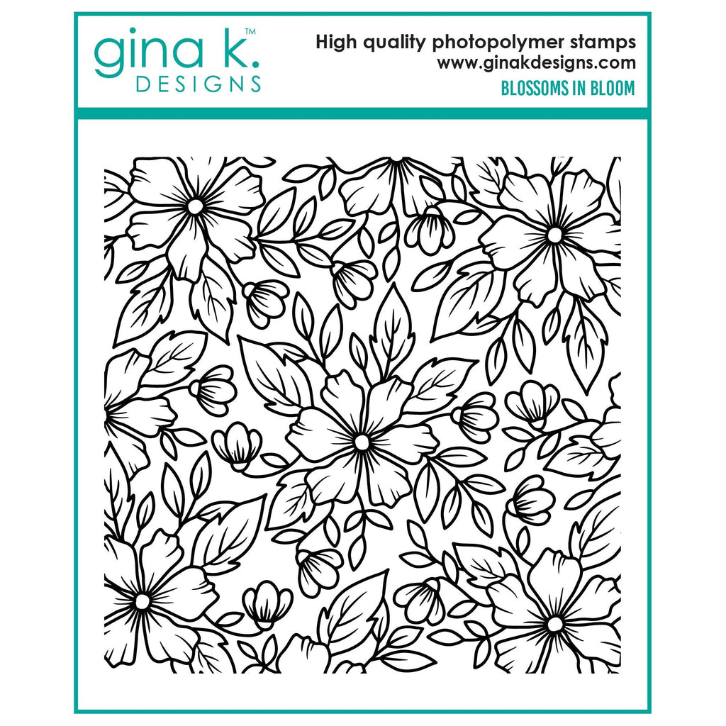 GIna K Designs Blossoms in Bloom Stamp as41