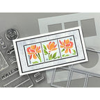Gina K Designs Fancy Florals Layering Stencils gkdst61 First Class | color-code:ALT01