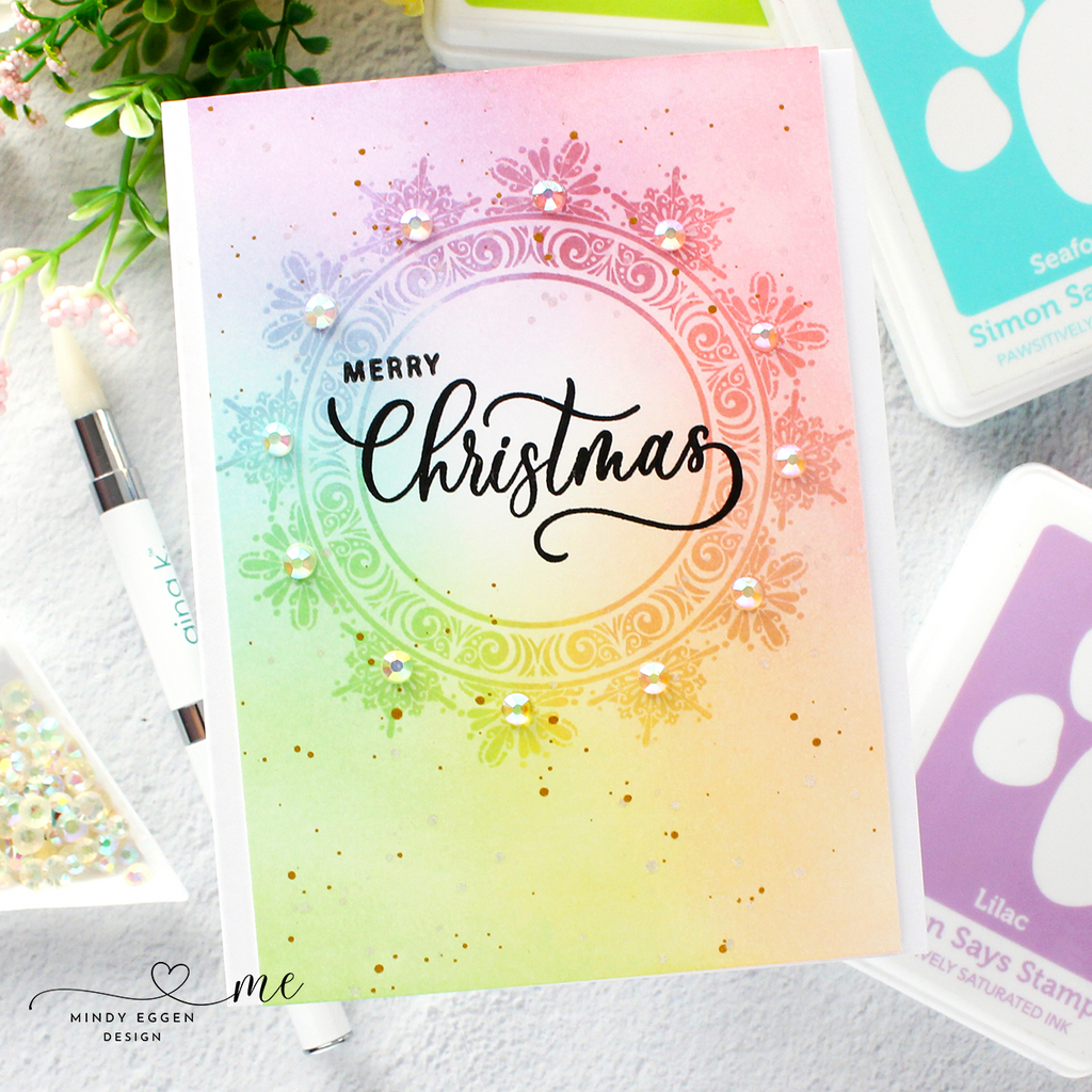 Gina K Designs STAMPtember Exclusive Shimmering Season Stamps sss202773c Christmas Card | color-code:ALT05