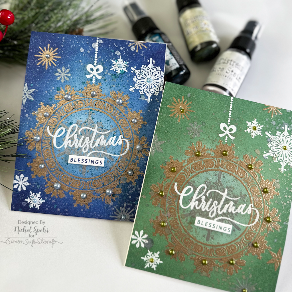 Gina K Designs STAMPtember Exclusive Shimmering Season Stamps sss202773c Christmas Card | color-code:ALT04