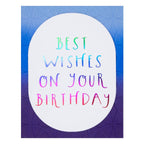 GLP-404 Spellbinders Best Wishes on Your Birthday Glimmer Hot Foil Plate Best Wishes