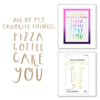 GLP-405 Spellbinders All of My Favorite Things Glimmer Hot Foil Plate Coffee