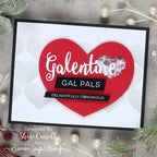 Simon Says Stamp Galentine Wafer Dies 1536sd Heart to Heart Galentine's Day Card