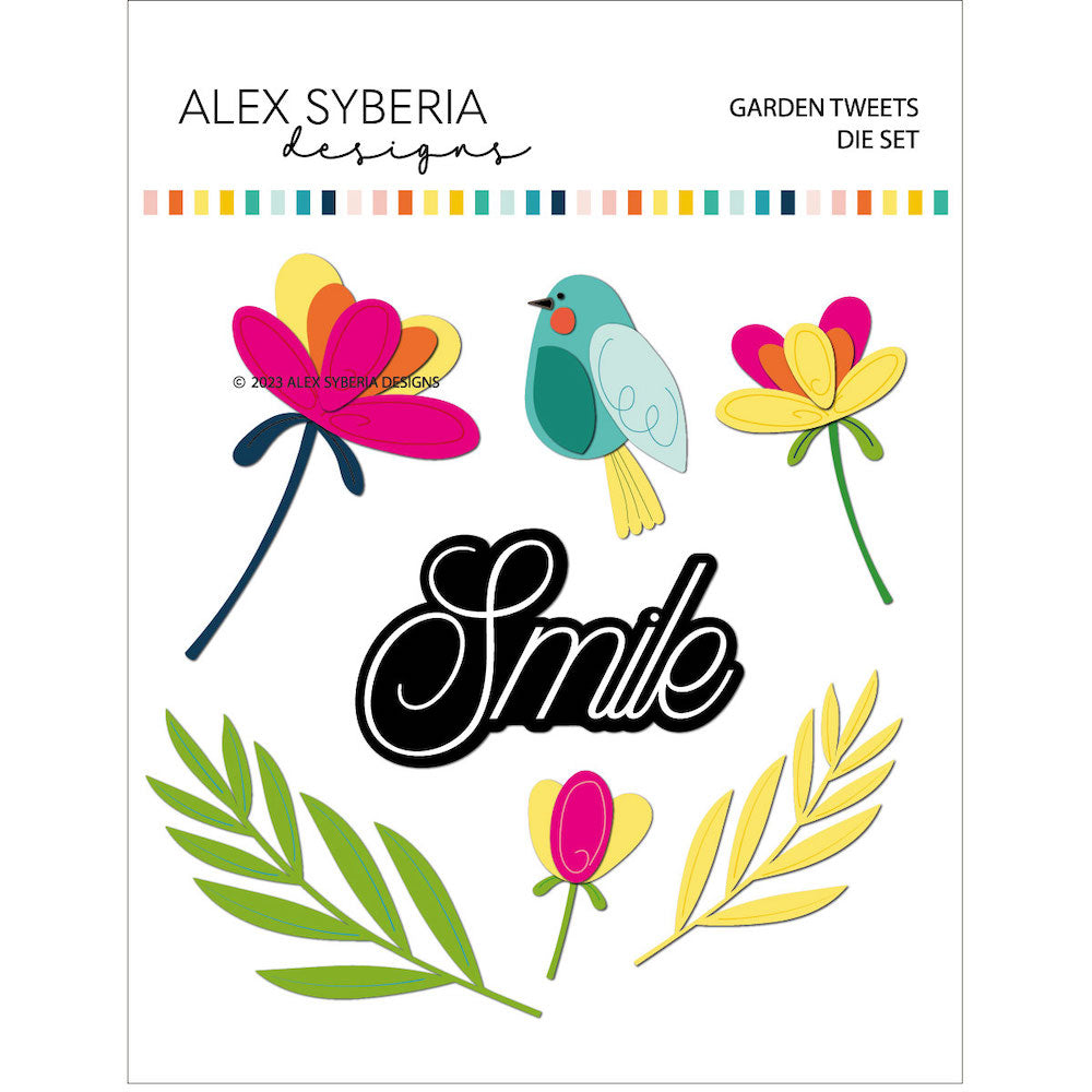 Alex Syberia Designs Garden Tweets Die Set asdd76