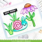 Lawn Fawn Garden Snail Dies lf3382 Happy Spring